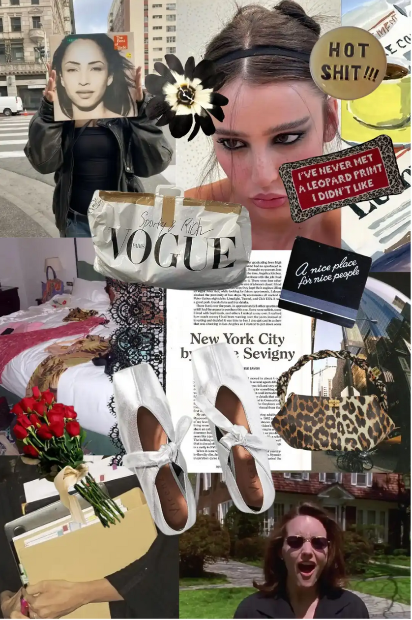 greta she wears silver flats