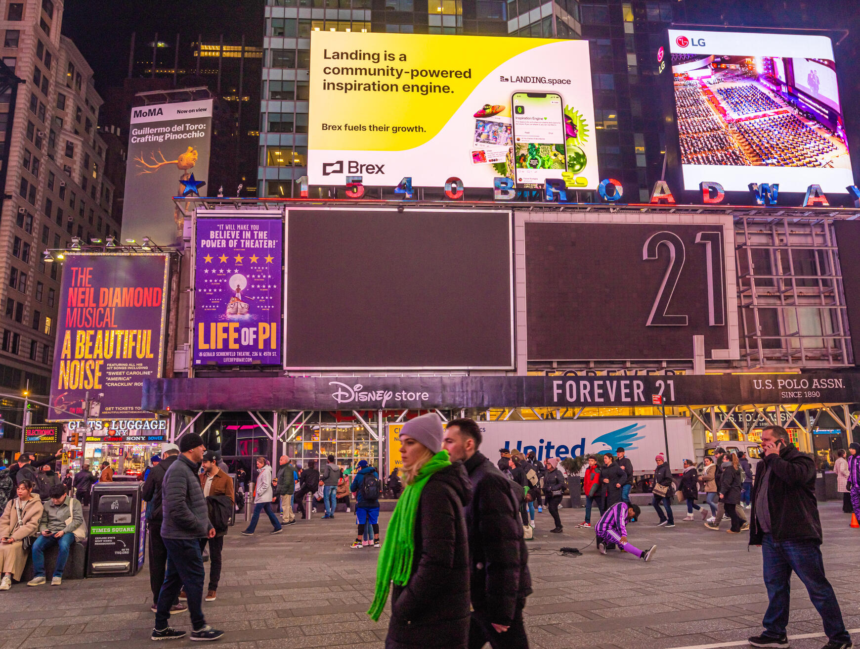 GTM Campaign: Times Square Billboard