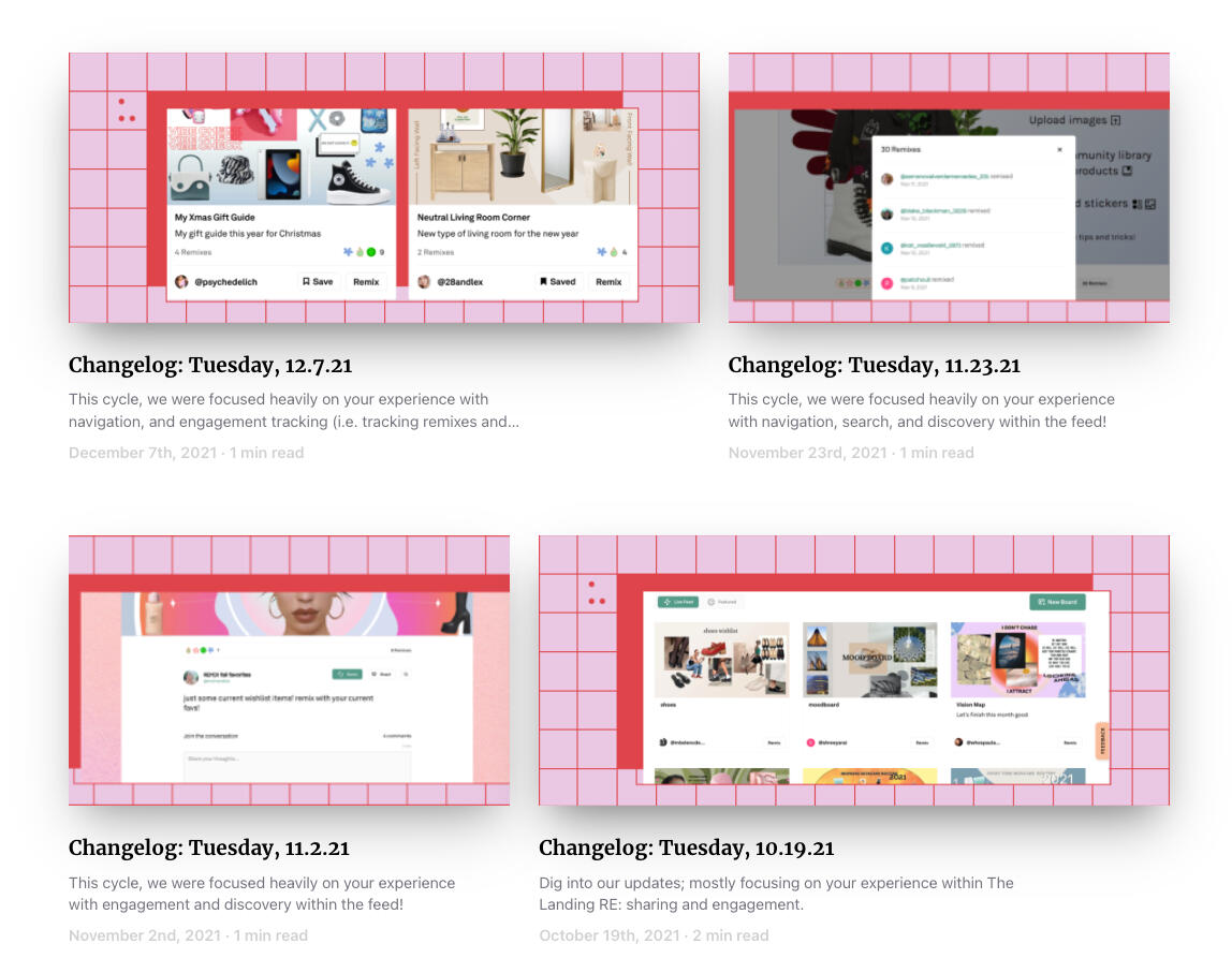 Long form: Landing Changelog