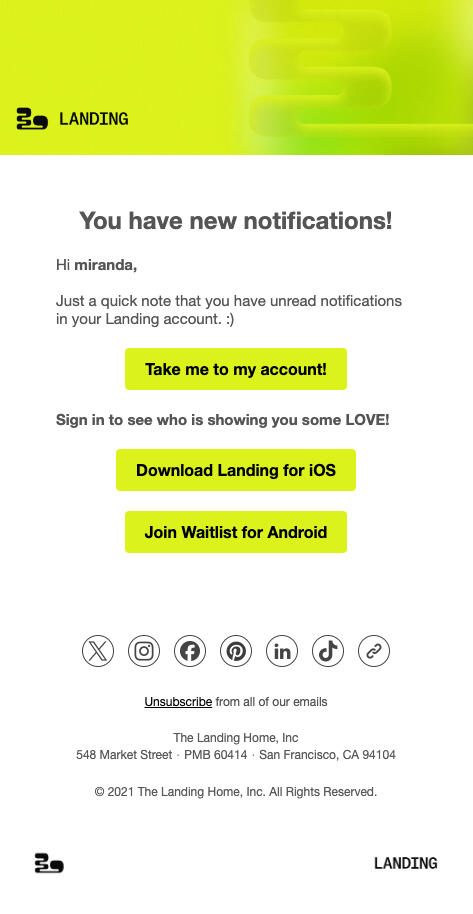 Email: Trigger Notifications (EOD)