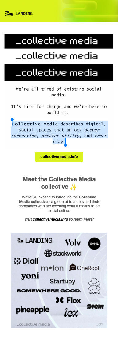 Community: Collective Media Launch